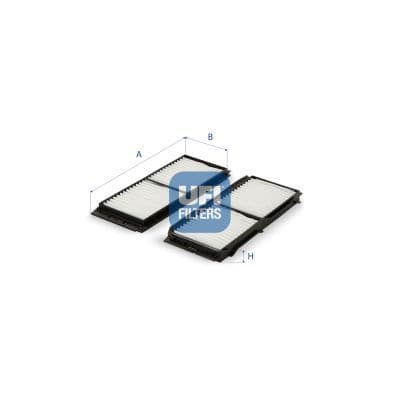 Filtru, aer habitaclu UFI 53.397.00