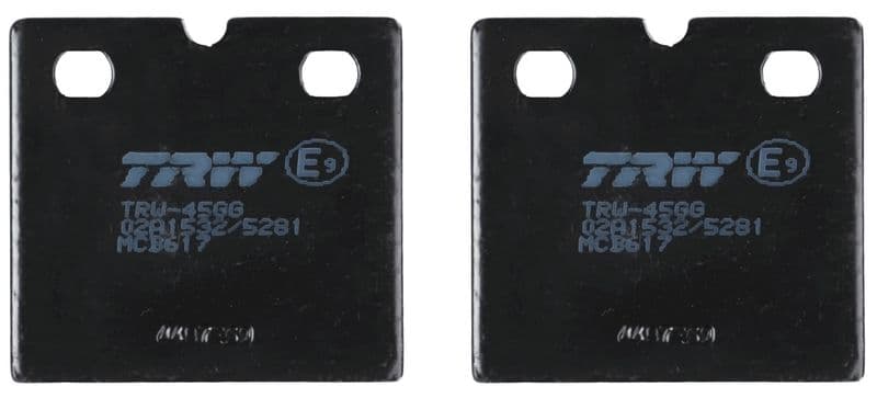 set placute frana,frana disc TRW Organic Allround MCB617