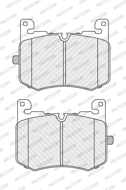 set placute frana,frana disc FERODO FDB5425