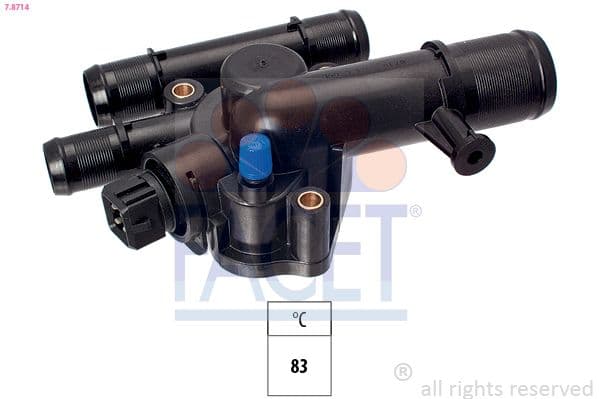 termostat,lichid racire FACET 7.8714
