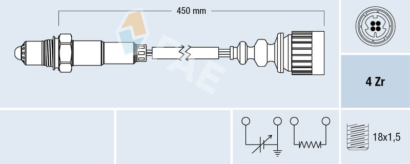 Sonda Lambda FAE 77367