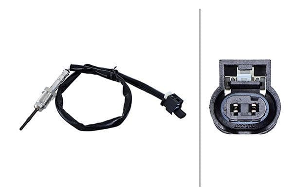 Senzor, temperatura gaze evacuare HELLA 6PT 010 376-571