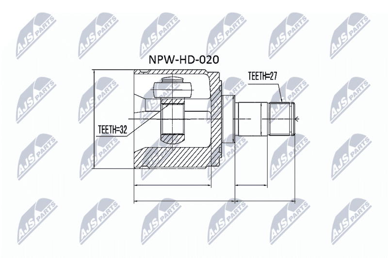 Set articulatie, planetara NTY NPW-HD-020