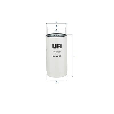 filtru combustibil UFI 24.166.00