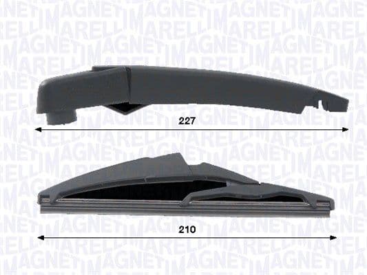 Set stergatoare, curatare parbriz MAGNETI MARELLI 000723180443