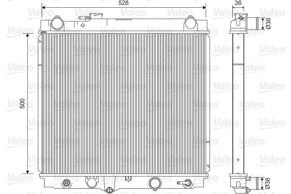 Radiator, racire motor VALEO 701596