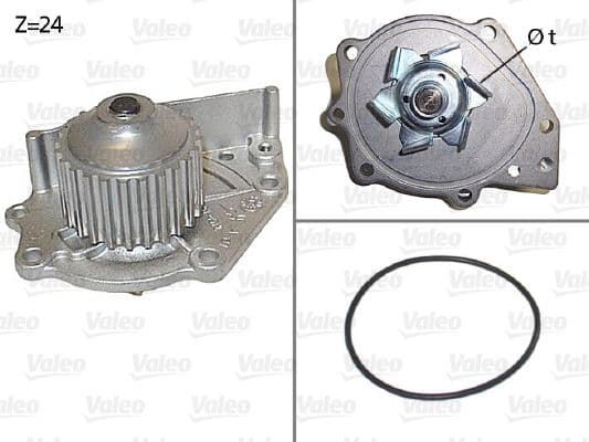 Pompă de apă, răcire motor VALEO 506114