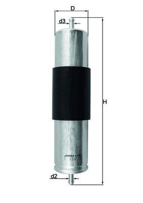 filtru combustibil MAHLE KL 473