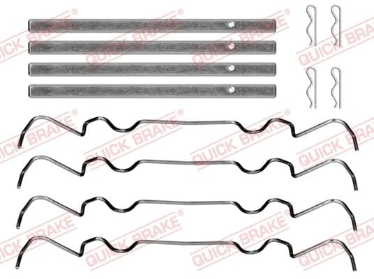 Set accesorii, placute frana QUICK BRAKE 109-0069