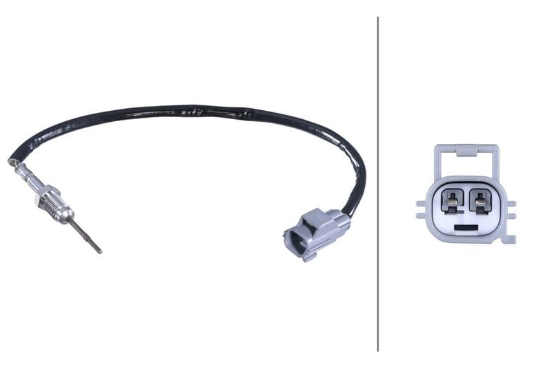 Senzor, temperatura gaze evacuare HELLA 6PT 358 284-201