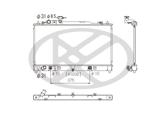 Radiator, racire motor KOYORAD PL062695