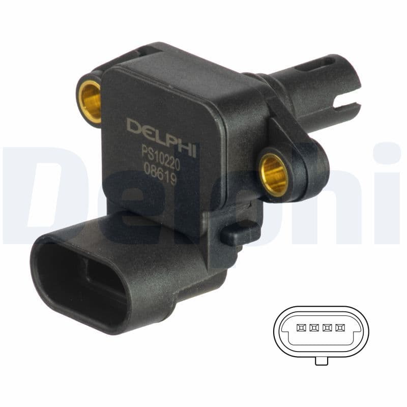 senzor,presiune supraalimentare DELPHI PS10220