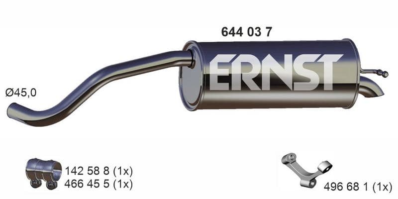 Toba esapament finala ERNST 644037