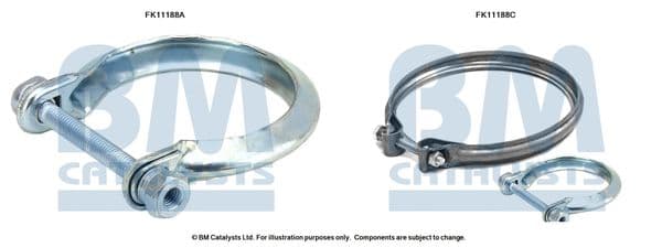 Set montaj, filtru funingine/particule BM CATALYSTS FK11188