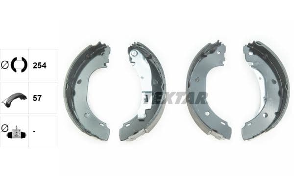 Set saboti frana TEXTAR 91060900