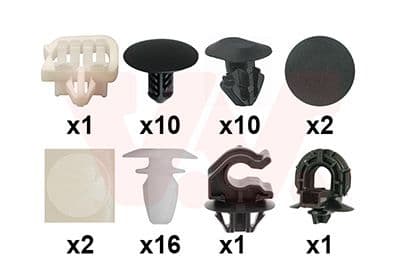 Set montaj, capota motor VAN WEZEL 4403797