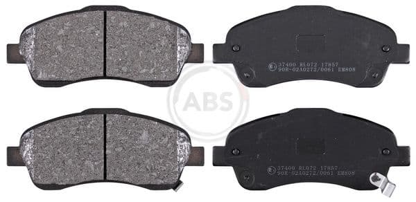 set placute frana,frana disc ABS 37400
