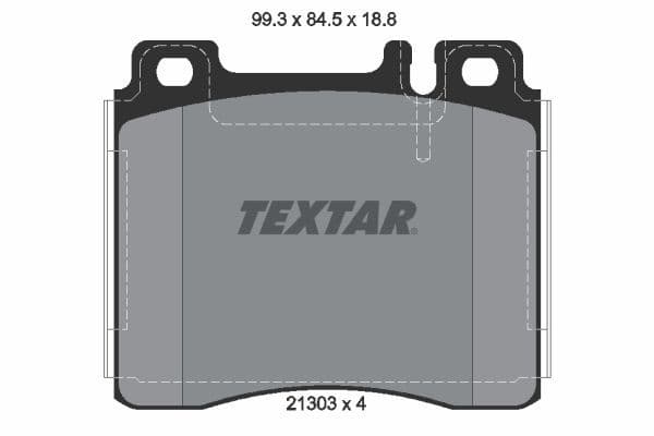 set placute frana,frana disc TEXTAR Q+ 2130304
