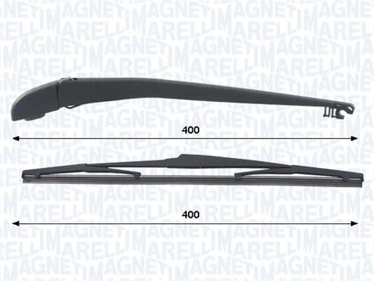 Set stergatoare, curatare parbriz MAGNETI MARELLI 000723180431