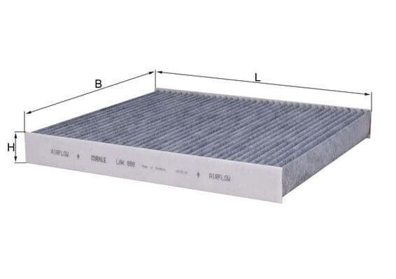 Filtru, aer habitaclu KNECHT LAK 888