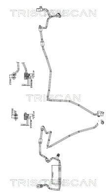 conducta presiune variabila,aer conditionat TRISCAN 9010 29035