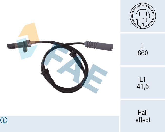 senzor,turatie roata FAE 78009