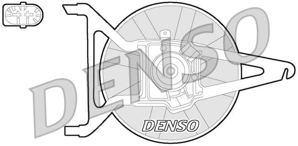Ventilator, radiator DENSO DER21020