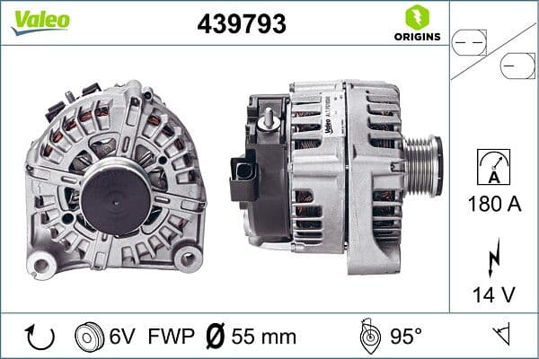 Generator / Alternator VALEO 439793