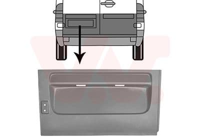 Portiera spate VAN WEZEL 3075149