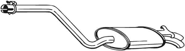 Toba esapament finala BOSAL 282-333