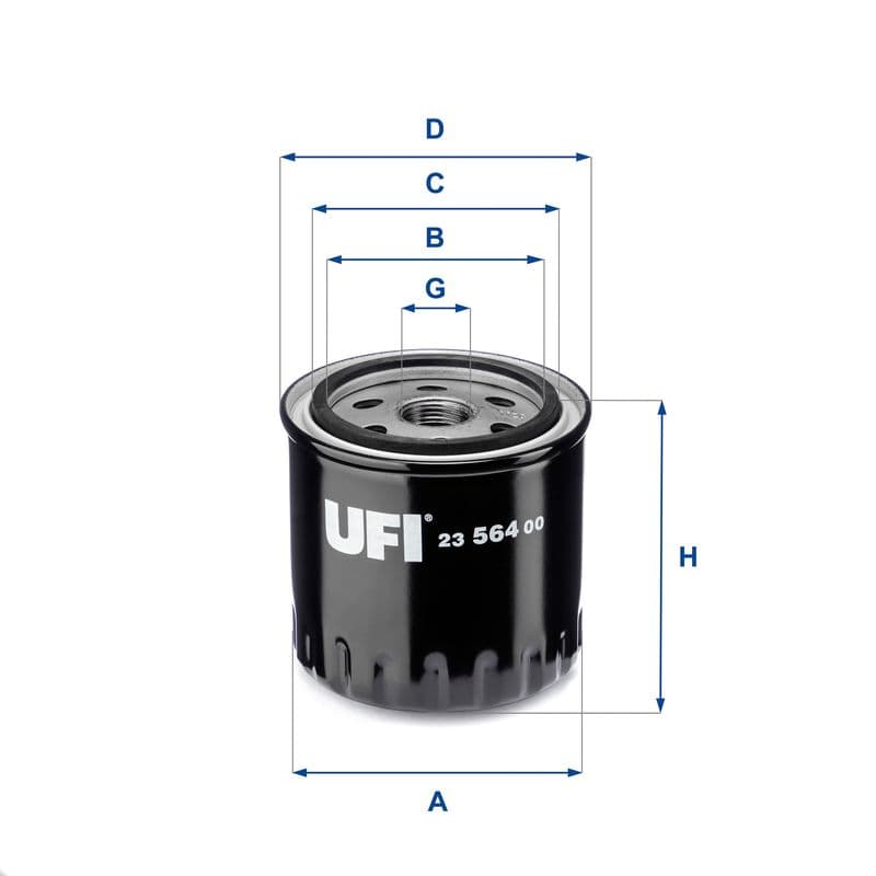 Filtru ulei UFI 23.564.00