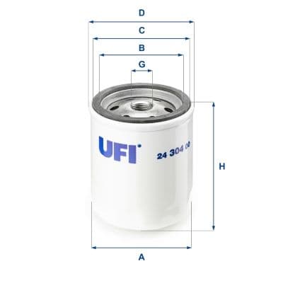 filtru combustibil UFI 24.304.00