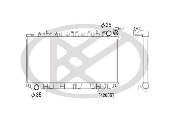 Radiator, racire motor KOYORAD PL020315