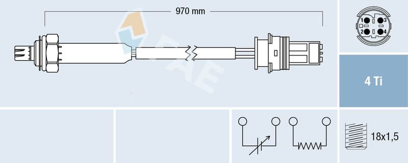 Sonda Lambda FAE 77190