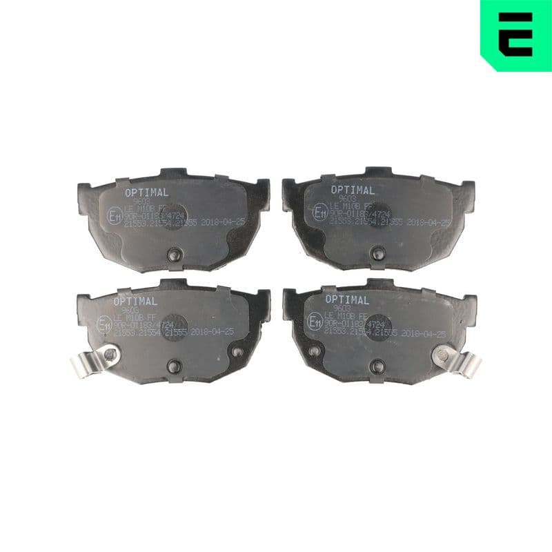 set placute frana,frana disc OPTIMAL BP-09603