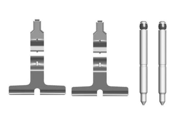 Set accesorii, placute frana BOSCH 1 987 474 430