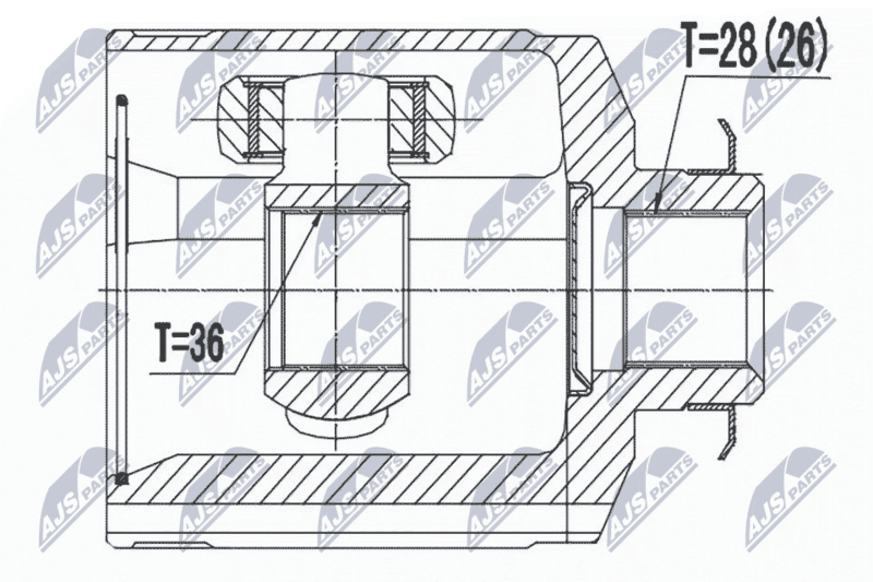 Set articulatie, planetara NTY NPW-HY-528