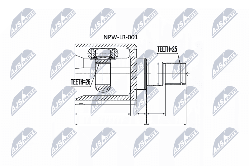 Set articulatie, planetara NTY NPW-LR-001