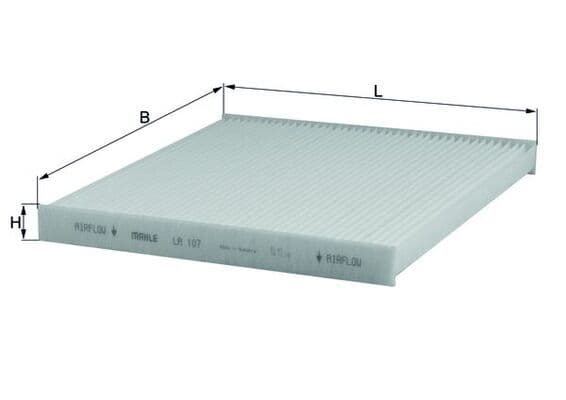 Filtru, aer habitaclu KNECHT LA 107