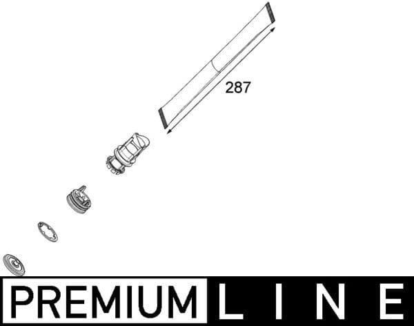 uscator,aer conditionat MAHLE BEHR *** PREMIUM LINE *** AD 1 000P