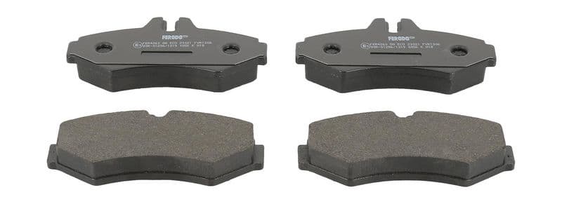 set placute frana,frana disc FERODO PREMIER ECO FRICTION FVR1306