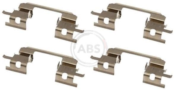 Set accesorii, placute frana A.B.S. 1672Q