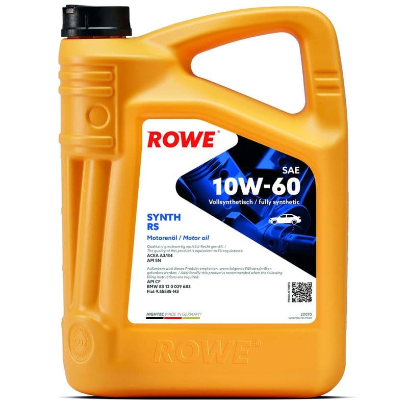ulei de motor ROWE HIGHTEC SYNTH RS SAE 10W-60 20070-0050-99