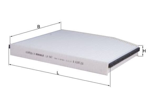 Filtru, aer habitaclu MAHLE LA 947