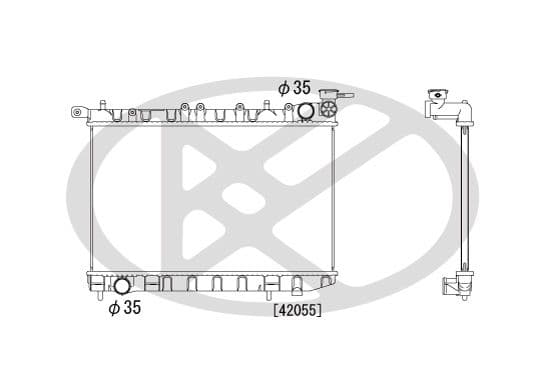 Radiator, racire motor KOYORAD PL021099