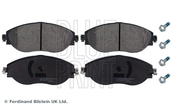 set placute frana,frana disc BLUE PRINT ADV184290