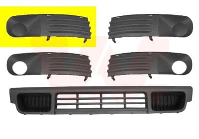 Grila ventilatie, bara protectie VAN WEZEL ** Equipart ** 5896592