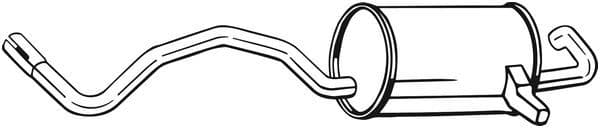 Toba esapament finala BOSAL 279-569