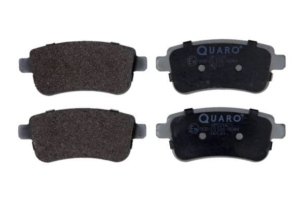set placute frana,frana disc QUARO QP3316