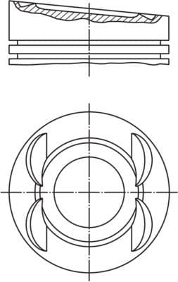 Piston MAHLE 028 05 00